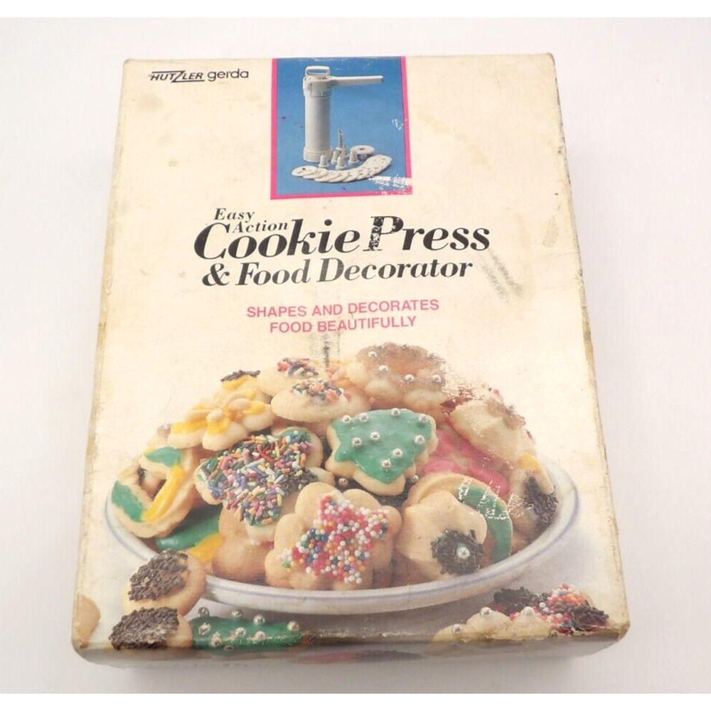 Hutzler Gerda Easy Action Cookie Press and Food Decorator Vintage 1988